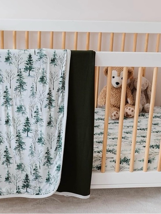 pobibaby Other - Pobibaby Blanket in Magical Woods Print